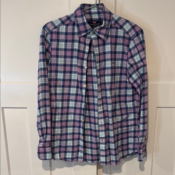 Vineyard Vines Other - Vineyard Vines Pink and Blue Casual Button Down Shirt